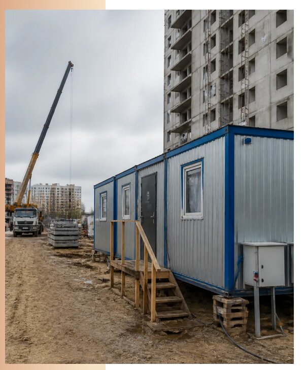 Аренда строительных вагончиков для рабочих в Шахтах