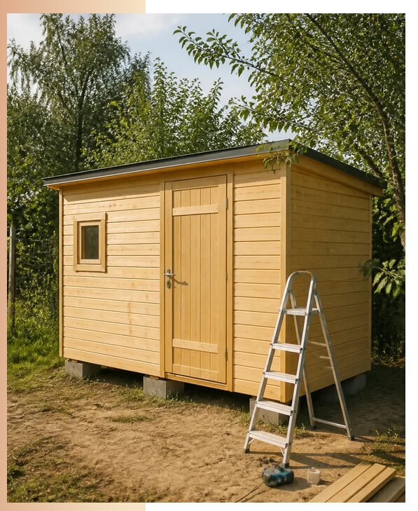 Изготовление и установка дачных сараев под ключ в Шахтах